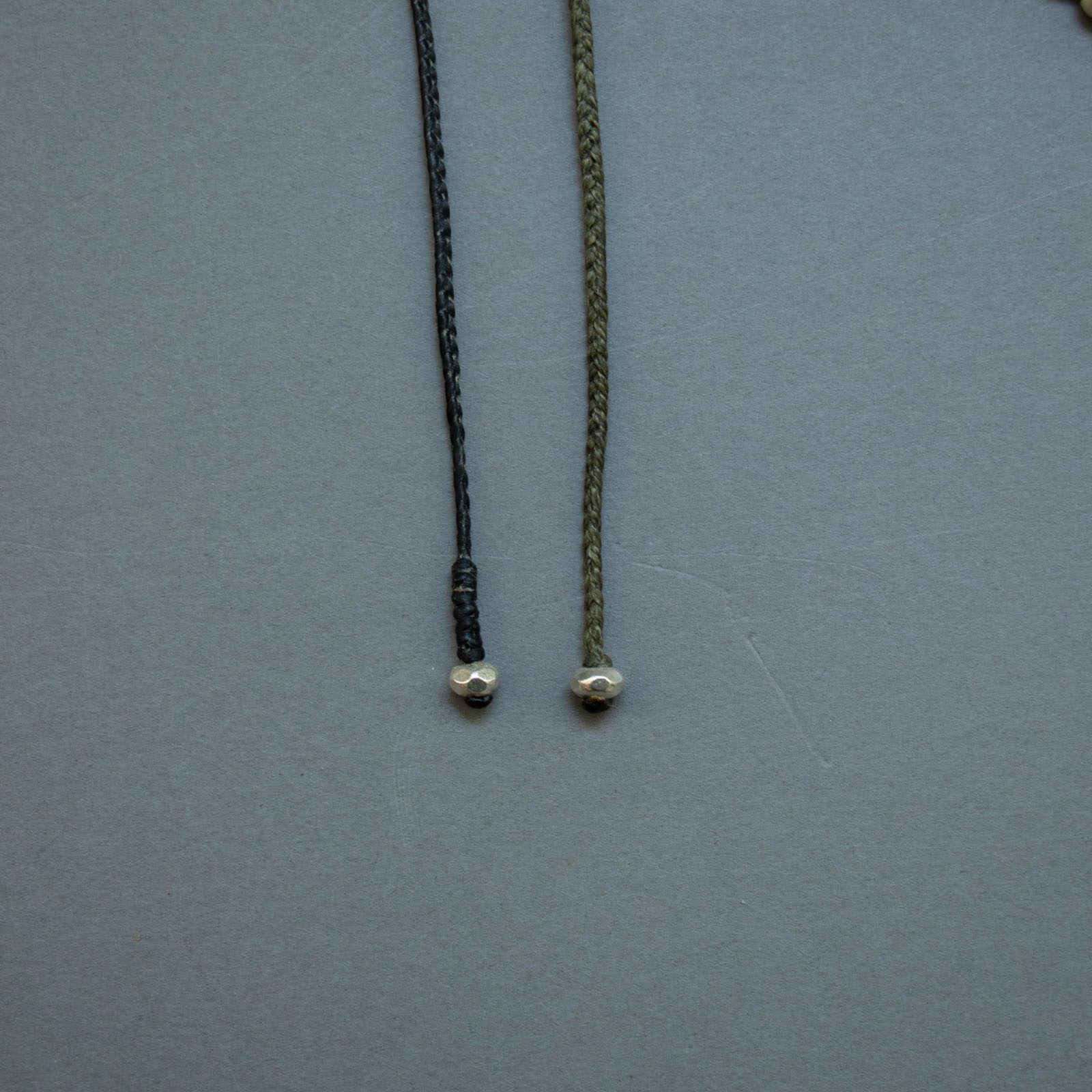 accessories mau waxコードカレンシルバービーズネックレス2 小