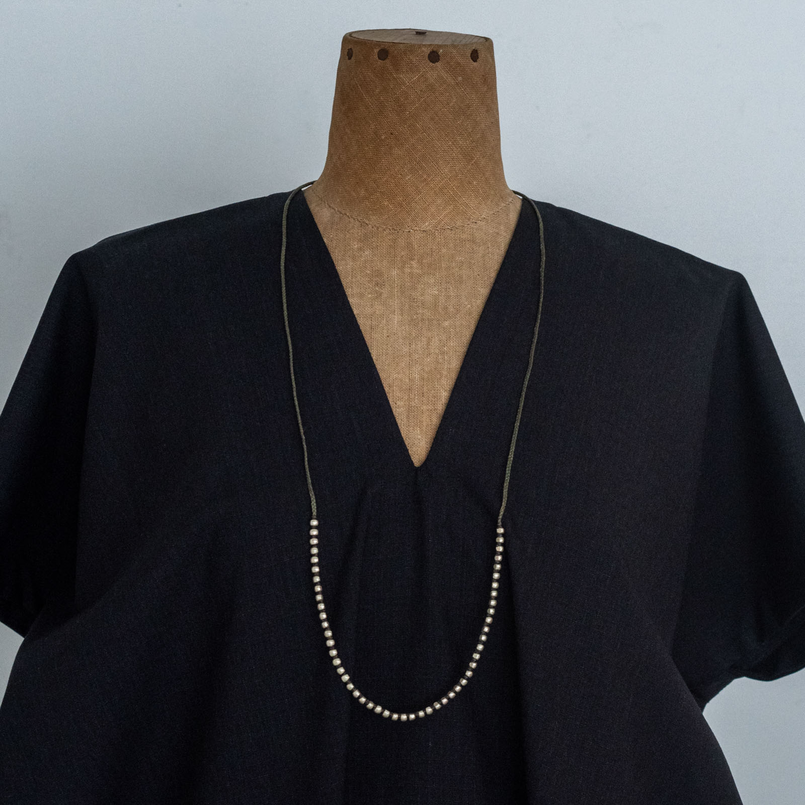 accessories mau カレンシルバー ワックスコードネックレス