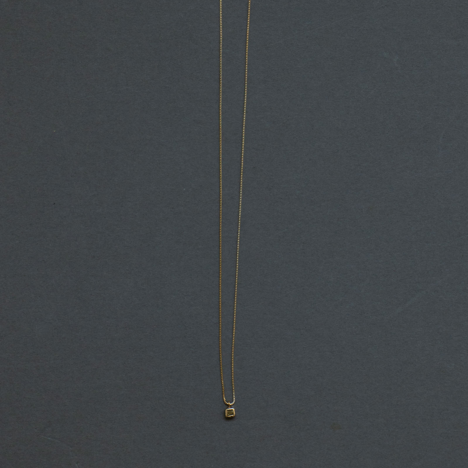 accessories mau スクエアダイヤモンドネックレス ｜くらすこと