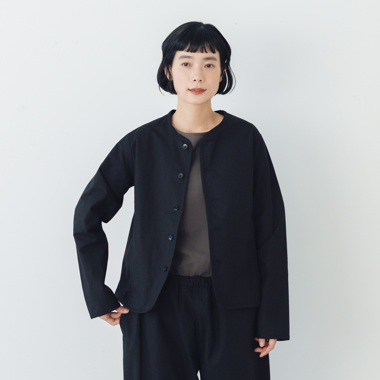 Yoli Cotton simple jacket ｜くらすこと公式オンラインストア